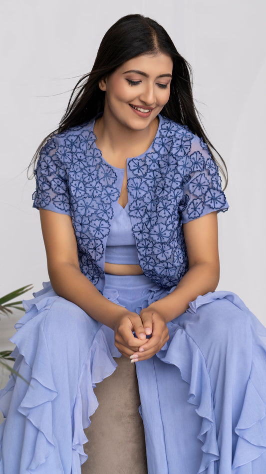 Applique Flower Co ord Set