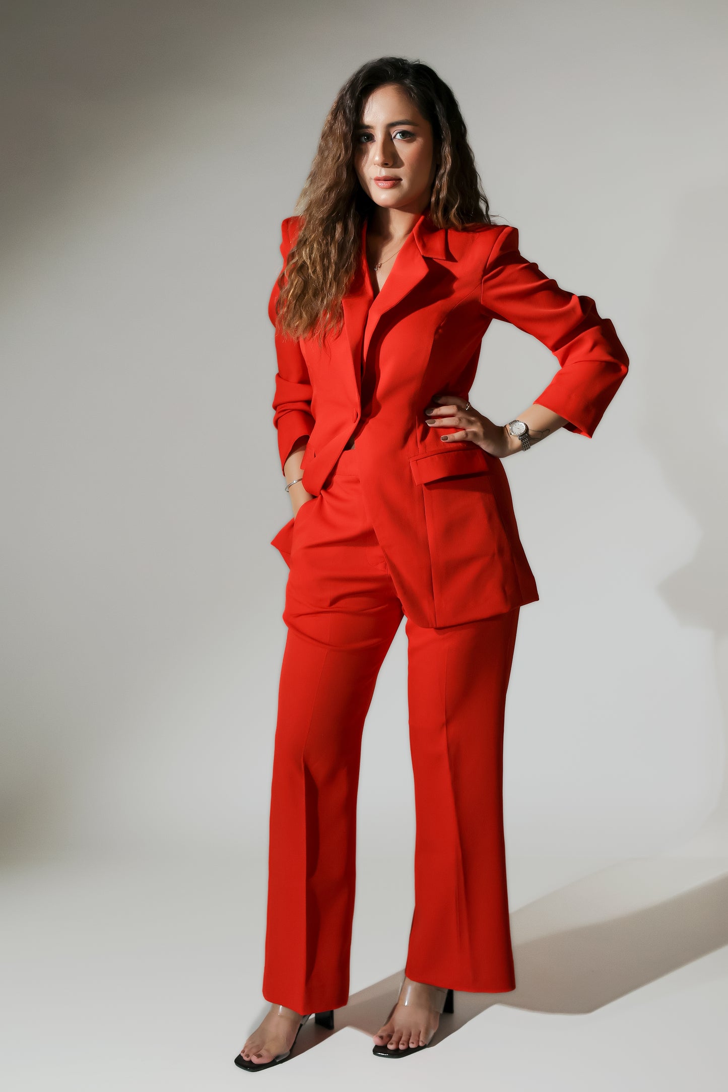 Chic Straight Fit Trousers
