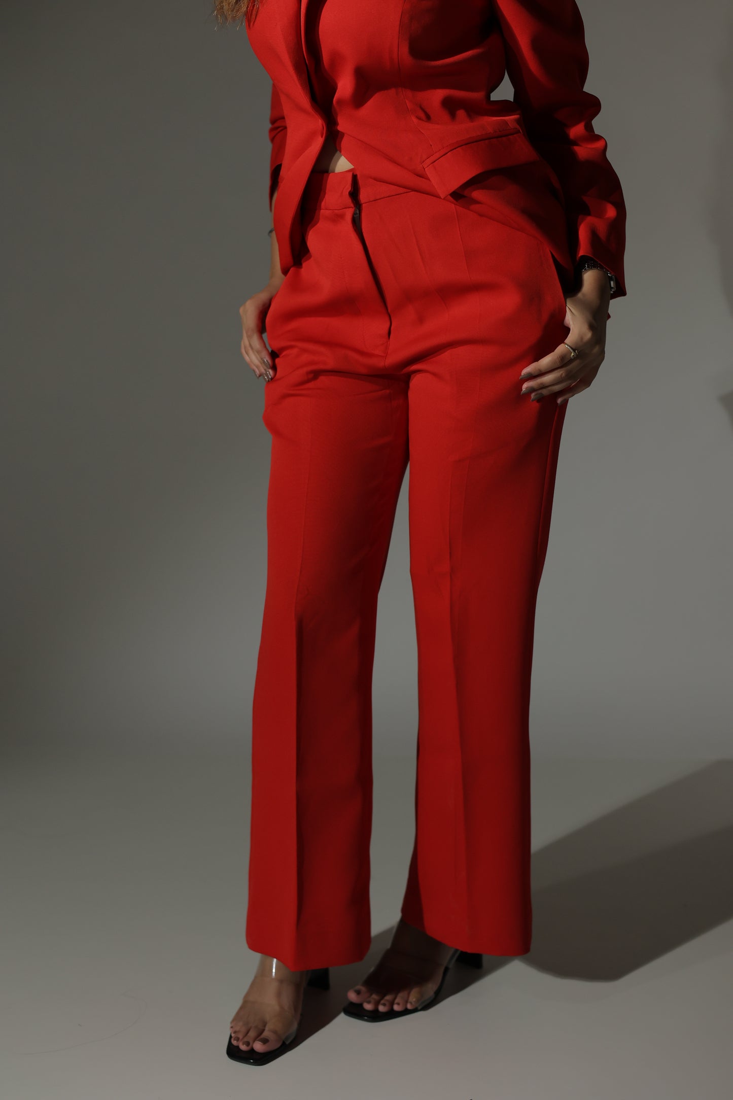 Chic Straight Fit Trousers