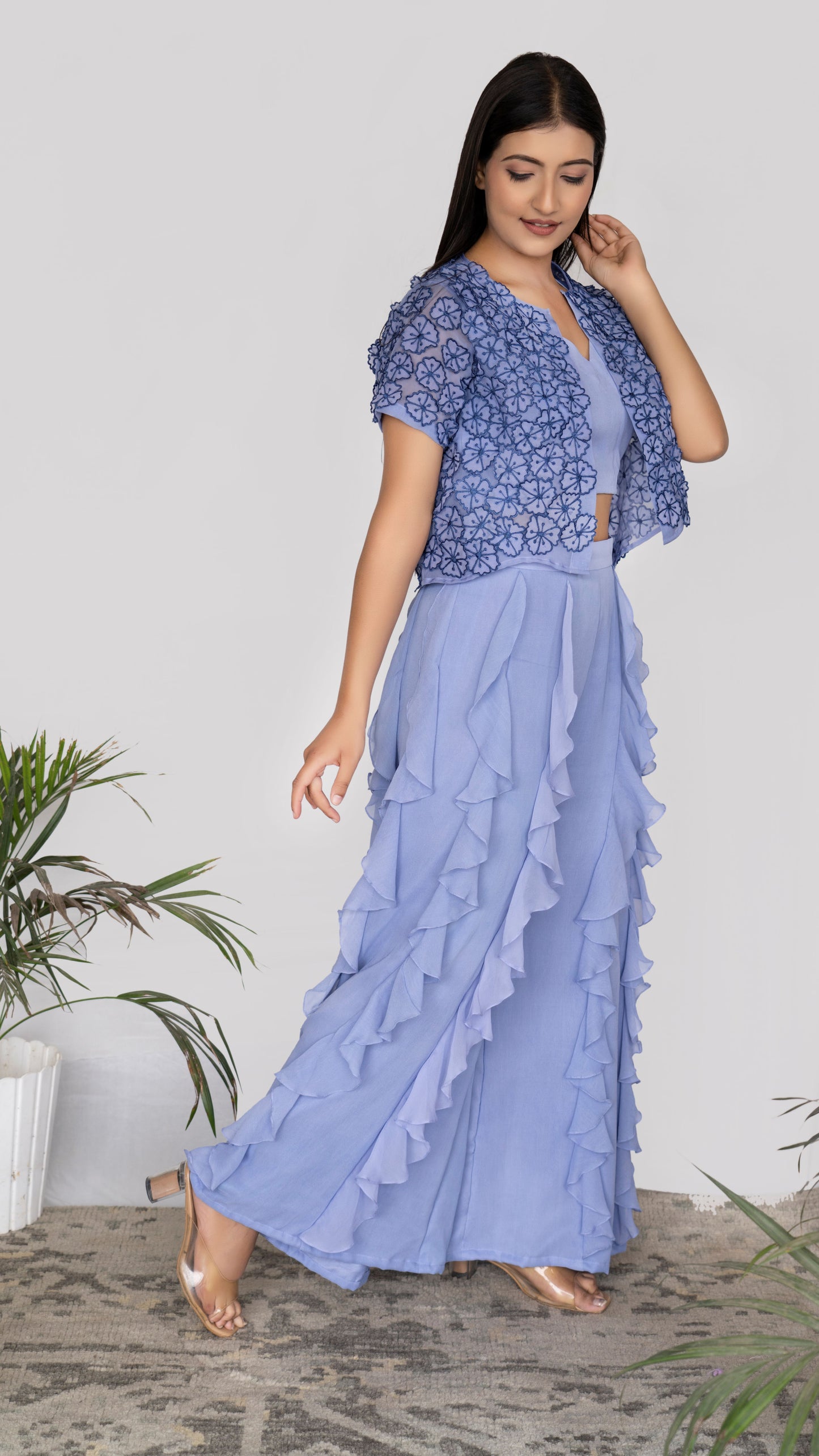 Applique Flower Co ord Set