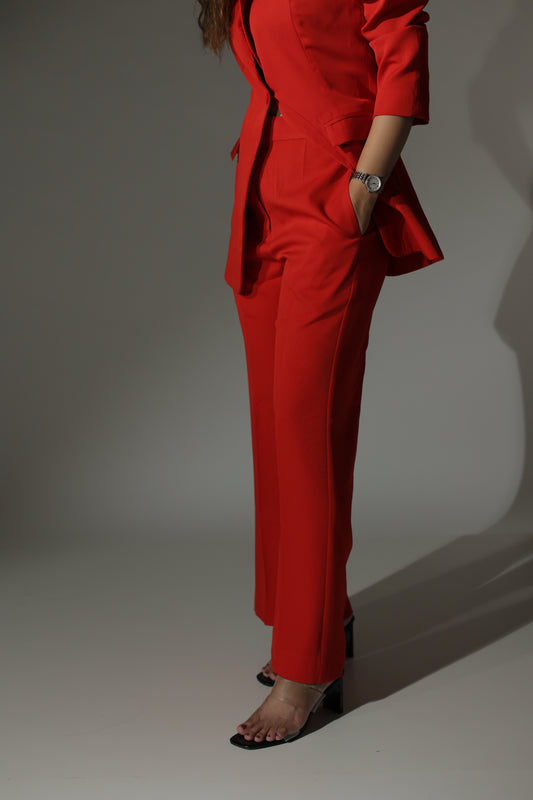 Chic Straight Fit Trousers
